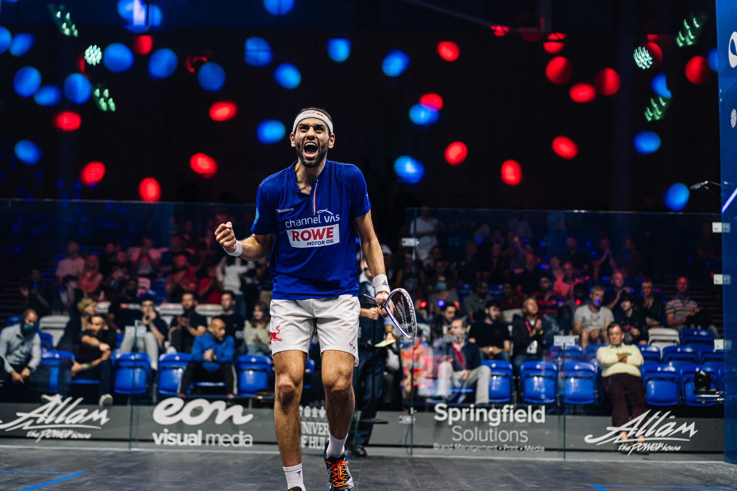 Mohamed ElShorbagy is a three-time British Open champion